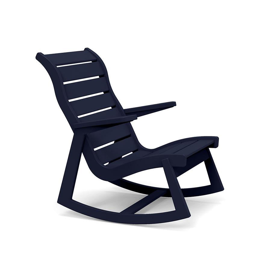 Rapson Rocking Chair rocking chairs Loll Designs Navy Blue