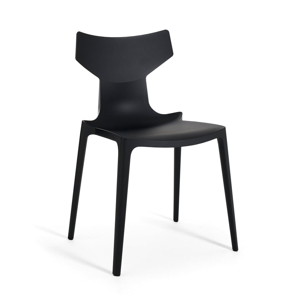 Re-Chair Set of 2 Side/Dining Kartell Black