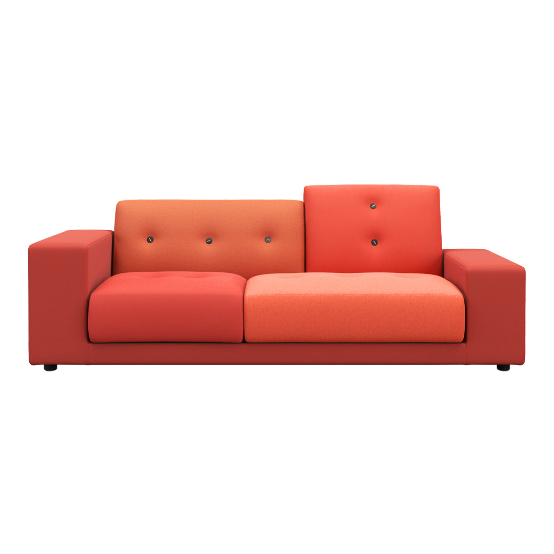 Polder Compact Sofa sofa Vitra low armrest right (sitting left) red