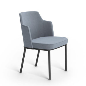 Remix Side Chair Side/Dining Knoll Glides Slate 