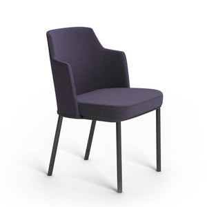 Remix Side Chair Side/Dining Knoll Glides Purple 