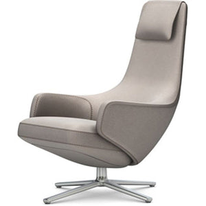 Repos Lounge Chair lounge chair Vitra Polished 16.1-Inch Cosy Contrast - Fossil - 02