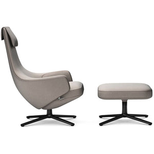 Repos Lounge Chair & Ottoman lounge chair Vitra Basic Dark 16.1-Inch Cosy Contrast - Fossil - 02