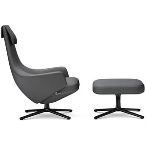 Repos Lounge Chair & Ottoman lounge chair Vitra Basic Dark 16.1-Inch Cosy Contrast - Classic Grey - 10