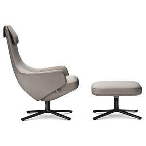 Repos Lounge Chair & Ottoman lounge chair Vitra Basic Dark 18.1-Inch Cosy Contrast - Fossil - 02