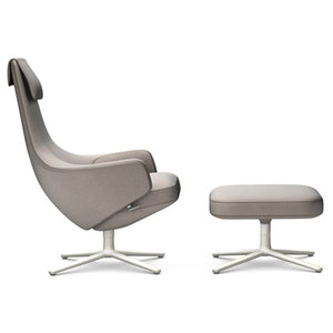 Repos Lounge Chair & Ottoman lounge chair Vitra Soft Light 18.1-Inch Cosy Contrast - Fossil - 02