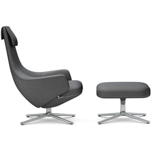 Repos Lounge Chair & Ottoman lounge chair Vitra Polished 16.1-Inch Cosy Contrast - Classic Grey - 10