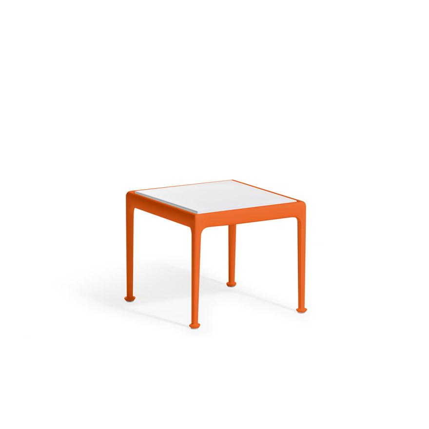 Richard Schultz 1966 End Table side/end table Knoll Porcelain - White Orange