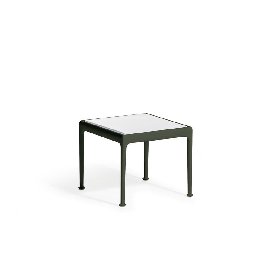 Richard Schultz 1966 End Table side/end table Knoll Porcelain - White Green