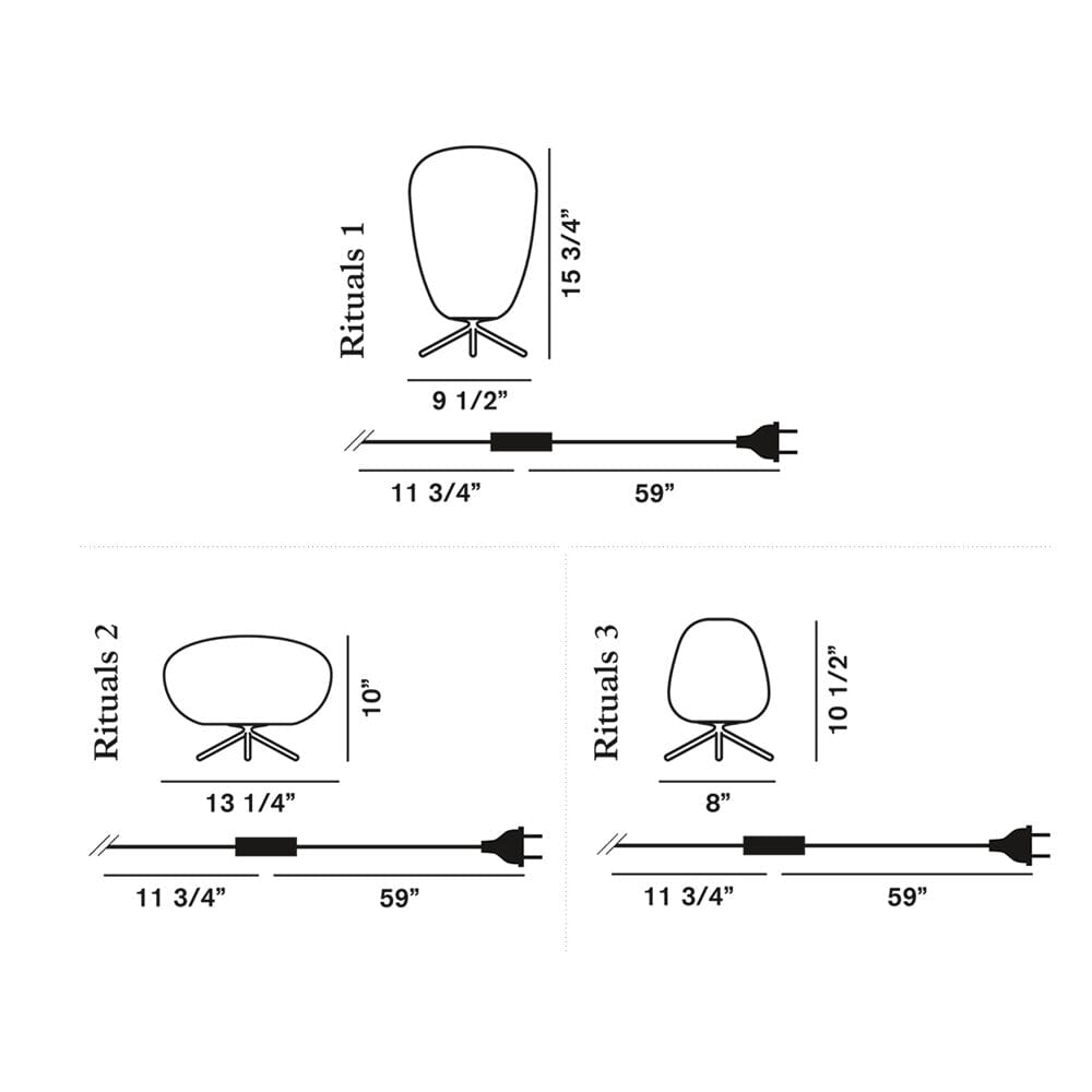 Rituals Table Lamp Table Lamp Foscarini