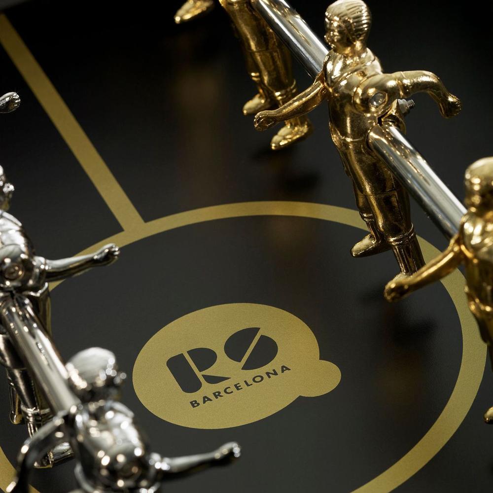 RS#3 Wood 24K GOLD Football Table Miscellaneous RS Barcelona