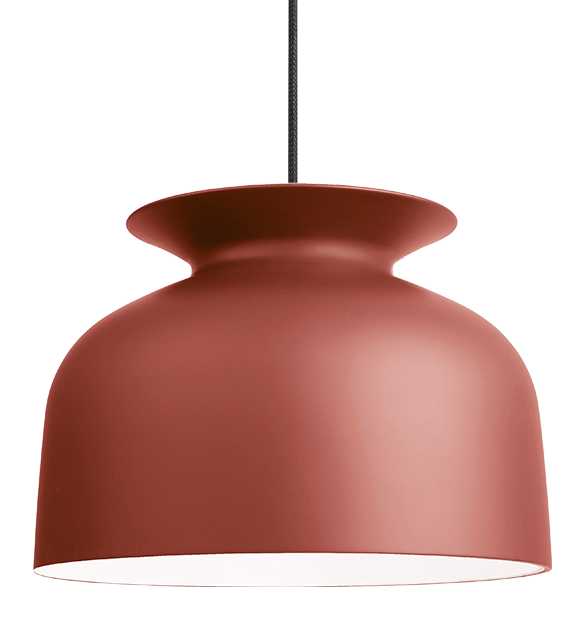 Ronde Pendant ceiling lights Gubi Large +$230.00 Rusty Red