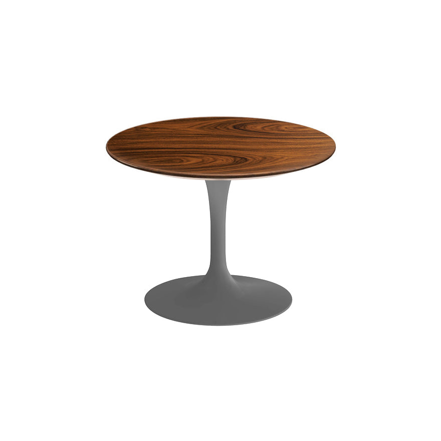 Saarinen 20-Inch Round Low Side Table side/end table Knoll Grey Rosewood