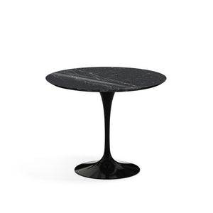 Saarinen 35" Round Dining Table Dining Tables Knoll Black Nero Marquina marble, Shiny finish 