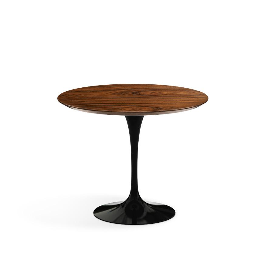 Saarinen 35" Round Dining Table Dining Tables Knoll Black Rosewood