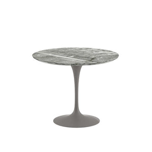 Saarinen 35" Round Dining Table Dining Tables Knoll Grey Grey marble, Shiny finish 