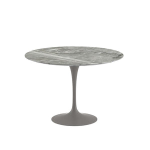 Saarinen 42" Round Dining Table Dining Tables Knoll Grey Grey Coated Marble 