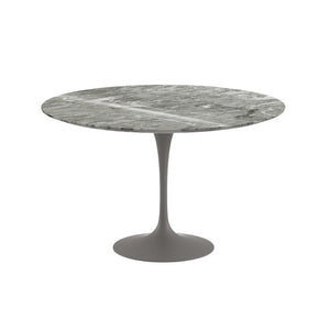 Saarinen 47" Round Dining Table Dining Tables Knoll Grey Grey marble, Shiny finish 