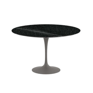 Saarinen 47" Round Dining Table Dining Tables Knoll Grey Black Andes, Granite 