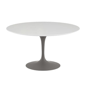 Saarinen 54" Round Dining Table Dining Tables Knoll Grey White laminate, Satin finish 