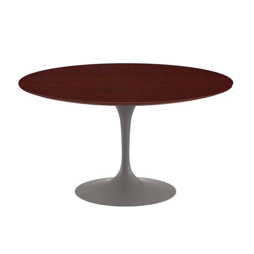 Saarinen 54" Round Dining Table Dining Tables Knoll Grey Reff Dark Cherry
