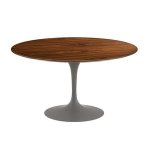 Saarinen 54" Round Dining Table Dining Tables Knoll Grey Rosewood 