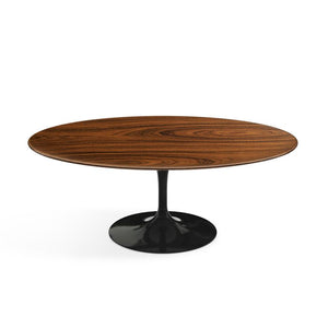 Saarinen Coffee Table - 42” Oval Dining Tables Knoll Black Rosewood 