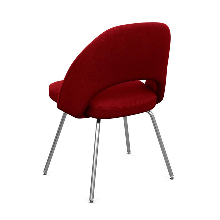 Saarinen Executive Armless Chair With Tubular Legs Side/Dining Knoll