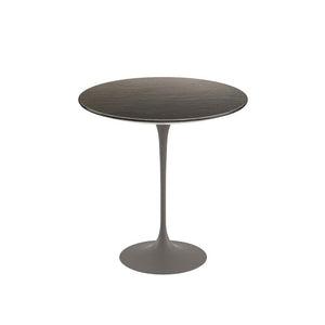 Saarinen Side Table - 20” Round side/end table Knoll Grey Slate, Natural 