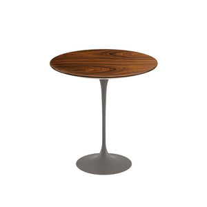 Saarinen Side Table - 20” Round side/end table Knoll Grey Rosewood 