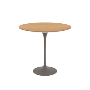 Saarinen Side Table - 22” Oval side/end table Knoll Grey Light Oak 