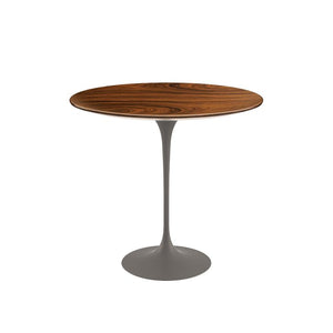 Saarinen Side Table - 22” Oval side/end table Knoll Grey Rosewood 
