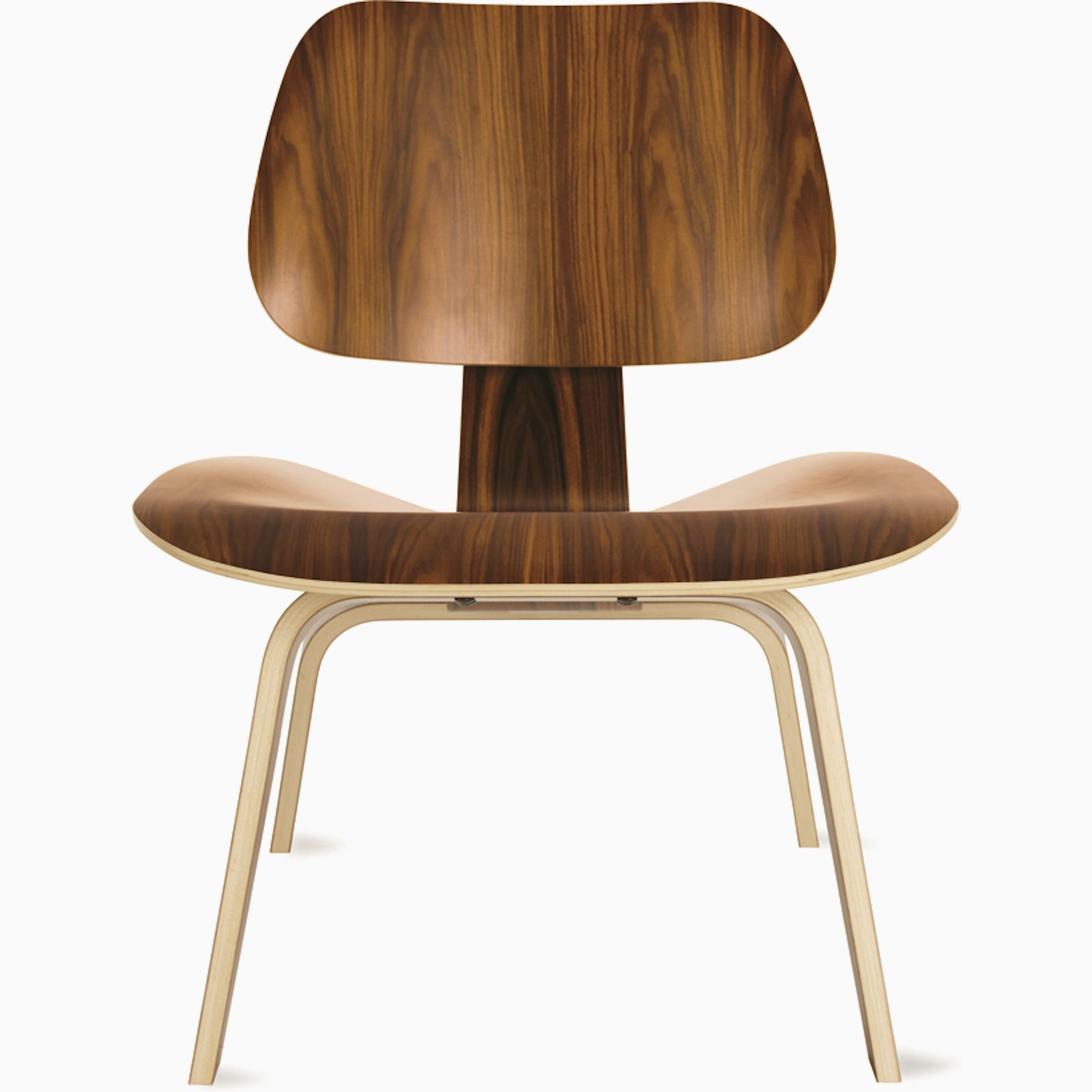 Eames Molded Plywood Lounge Chair with Wood Base lounge chair herman miller