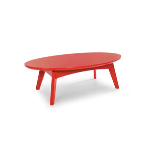 Satellite Oval Cocktail Table Coffee Tables Loll Designs Apple Red 