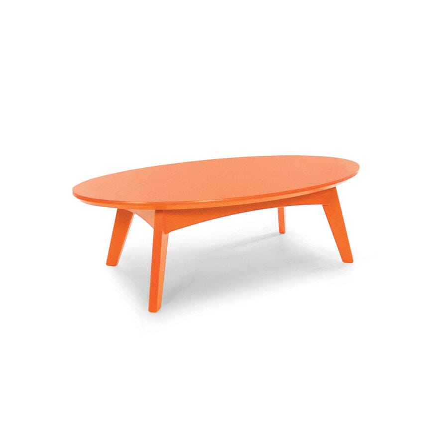 Satellite Oval Cocktail Table Coffee Tables Loll Designs Sunset Orange