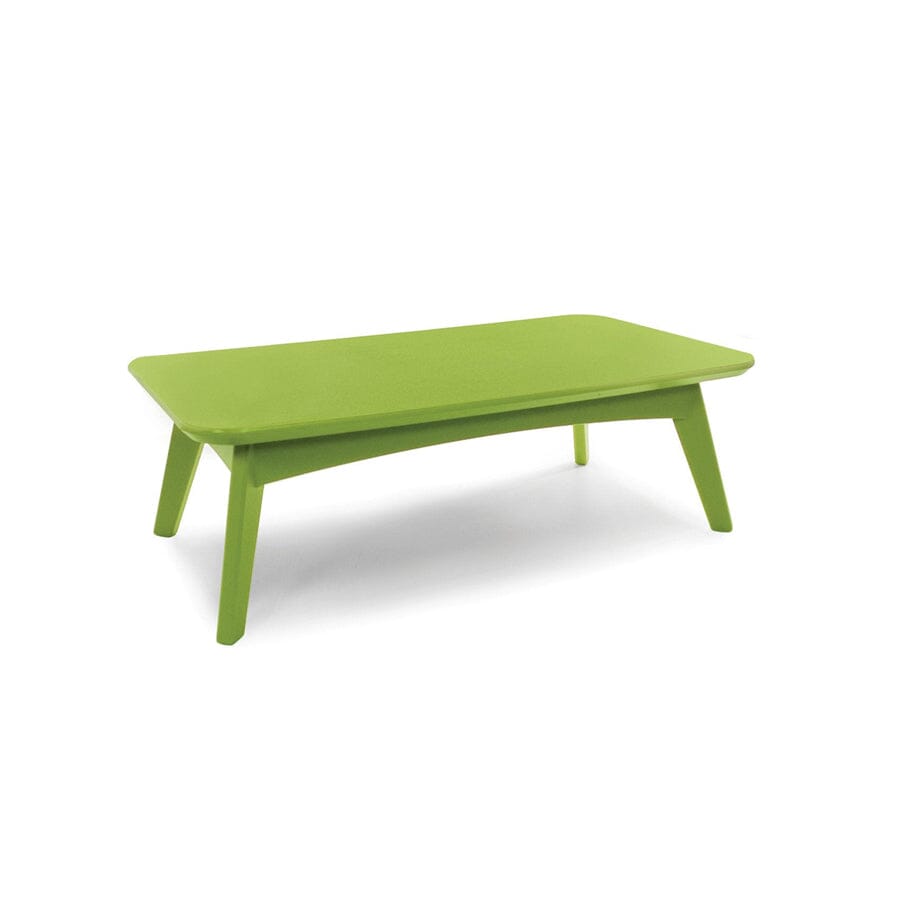 Satellite Rectangular Cocktail Table Coffee Tables Loll Designs Leaf Green