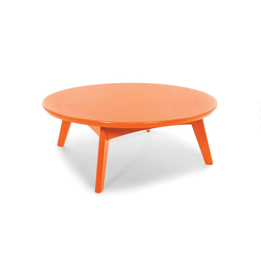 Satellite Round Cocktail Table Coffee Tables Loll Designs Sunset Orange