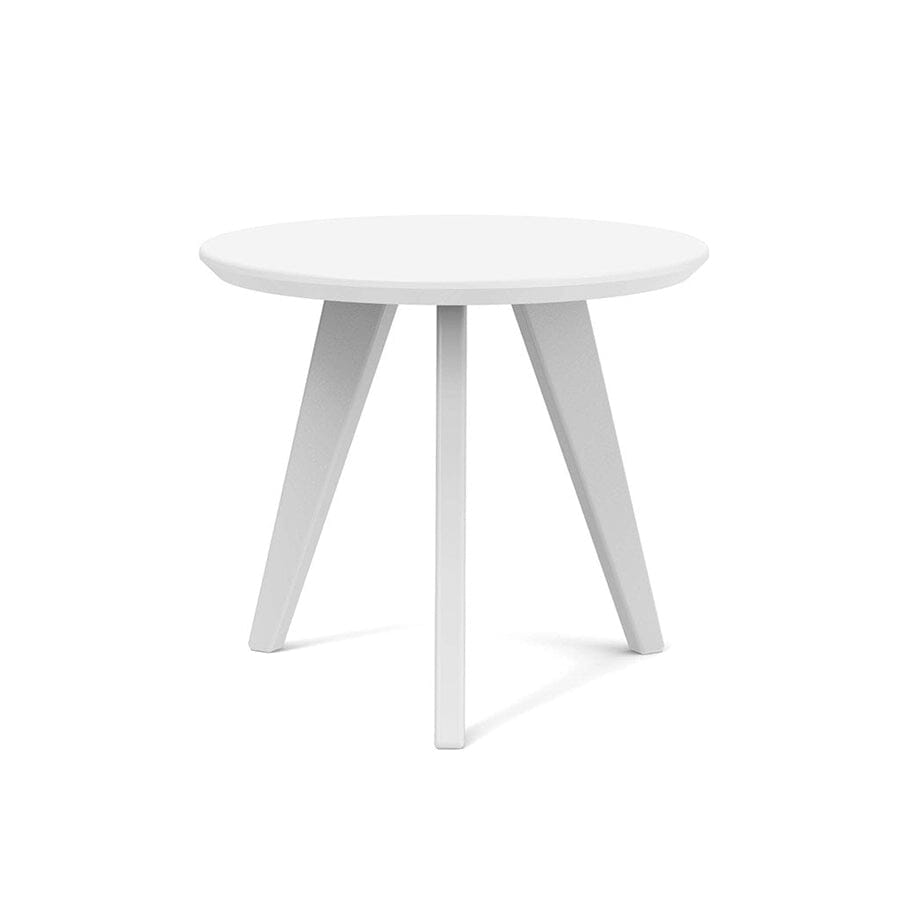 Satellite Round End Table side/end table Loll Designs 18" Cloud White