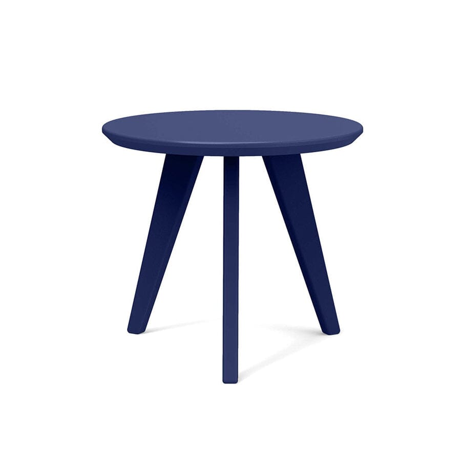 Satellite Round End Table side/end table Loll Designs 18" Navy Blue