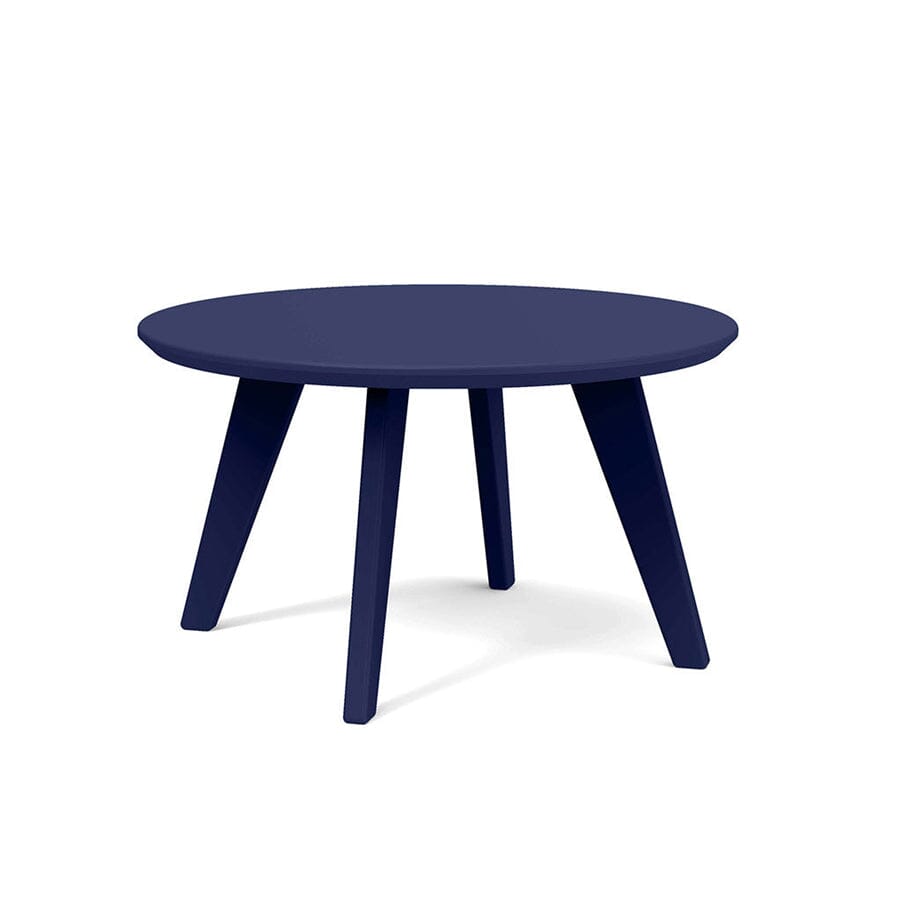 Satellite Round End Table side/end table Loll Designs 26" Navy Blue