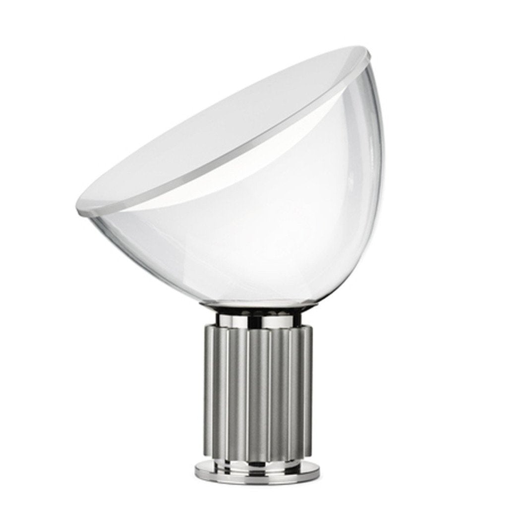 Taccia Small Led Table Lamp Table Lamps Flos Anodized Silver