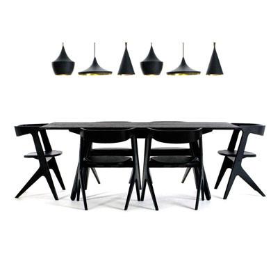 Slab Rectangular Dining Table Dining Tables Tom Dixon