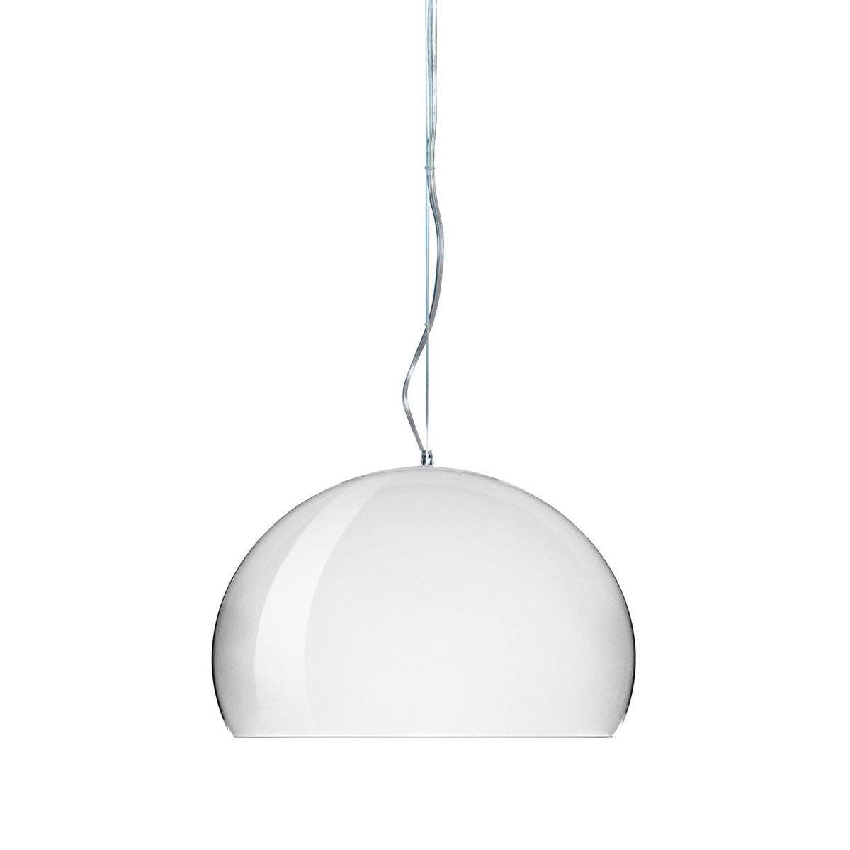 Small Fl/y Suspension Lamp suspension lamps Kartell metallic Chrome