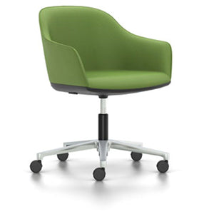 Softshell Chair - Task Chair task chair Vitra polished aluminum Plano - grass green/forest hard casters - unbraked (std)