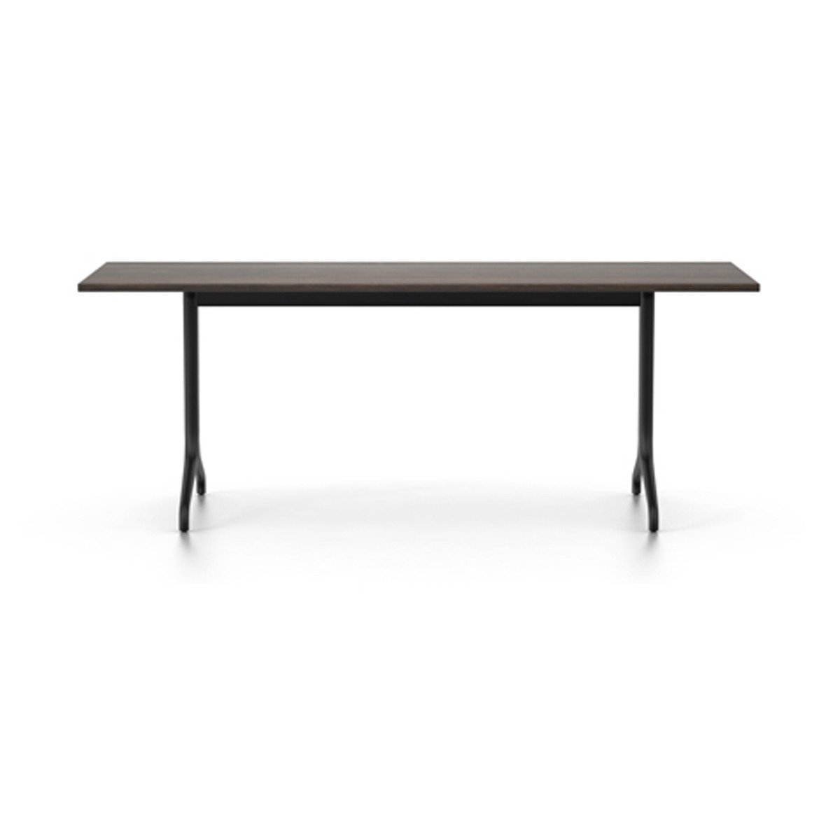 Belleville Rectangular Table Dining Tables Vitra 78.75" L x 31.5" - solid smoked oak top oiled