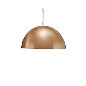 Sonora Glass Pendant Light Floor Lamps Oluce Gold 19.7" 