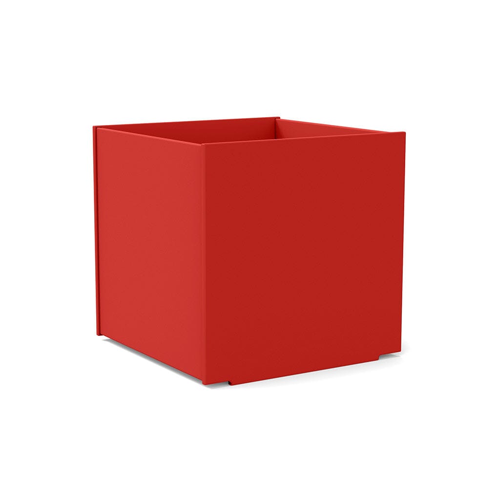 Square Planter planter Loll Designs Apple Red 60 Gallon