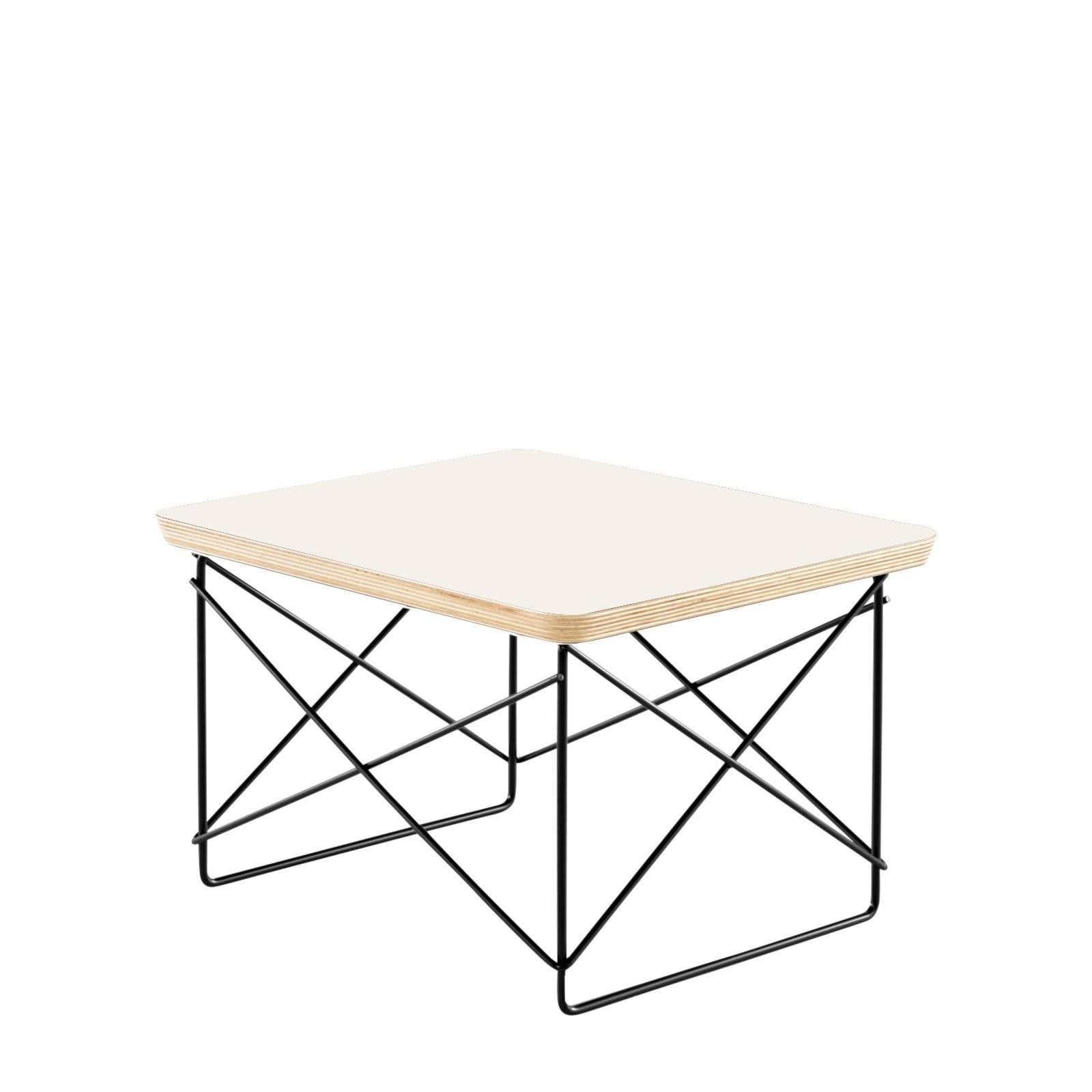 Eames Wire Base Low Table side/end table herman miller Studio White Black