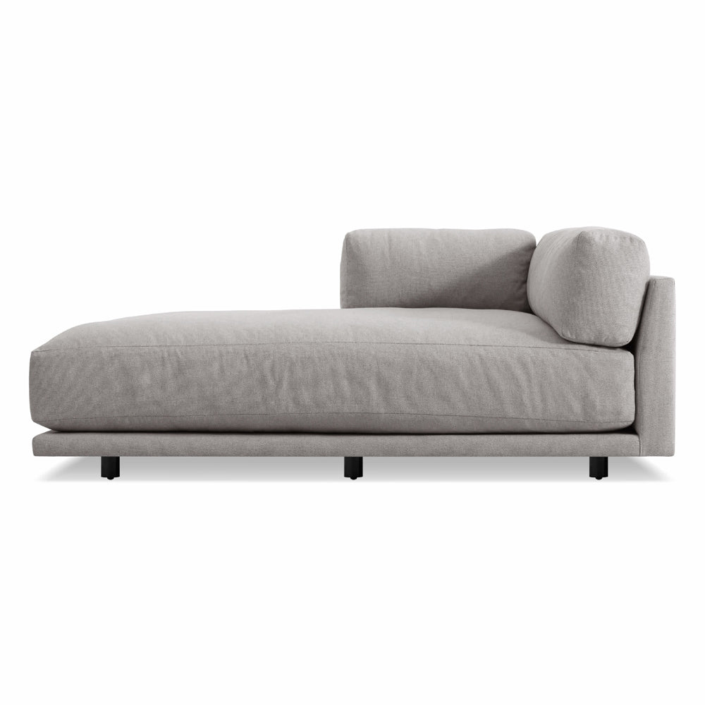 Sunday Chaise sofa BluDot Left Arm Agnew Grey