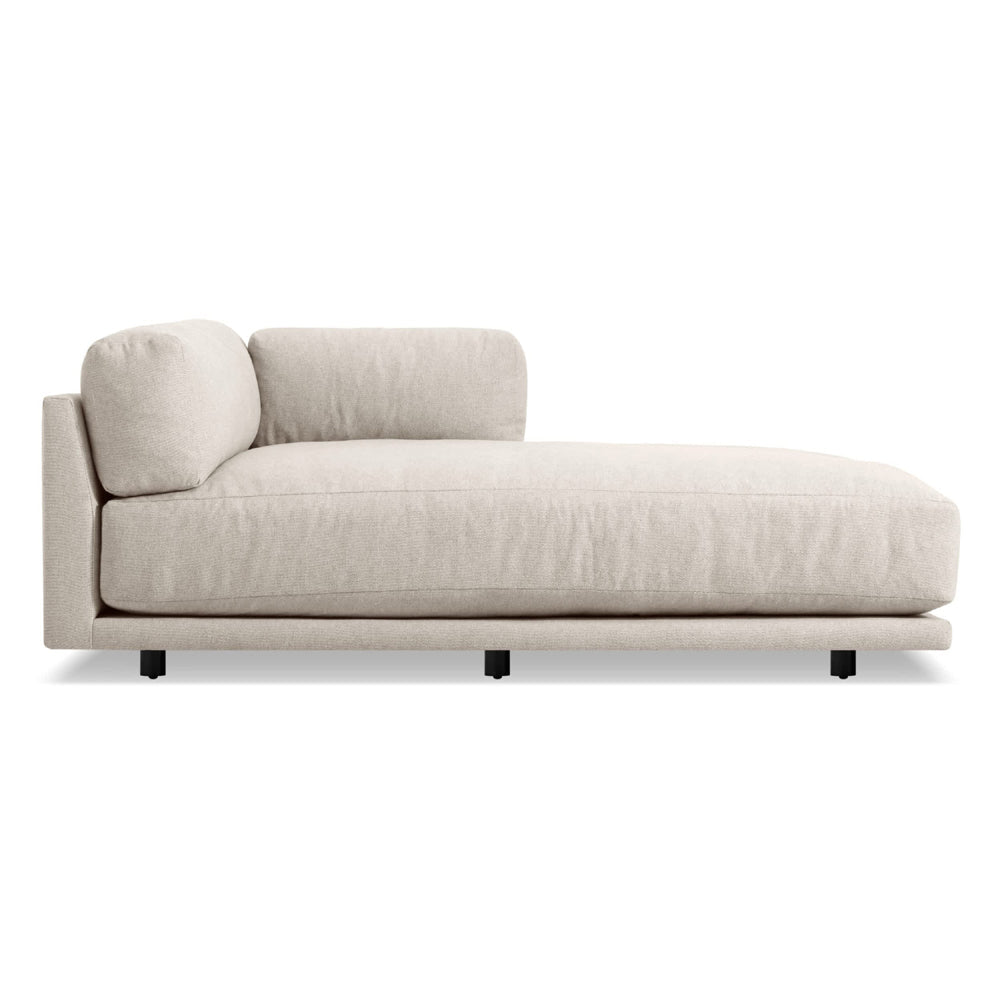 Sunday Chaise sofa BluDot Right Arm Sanford Linen
